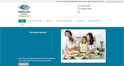 Desktop Screenshot of eberlinechiro.com